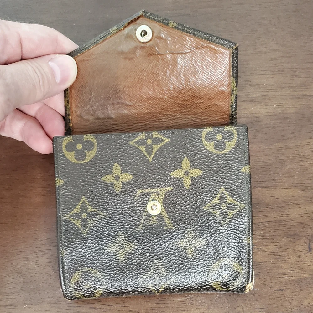 Louis Vuitton Monogram Double Snap Wallet